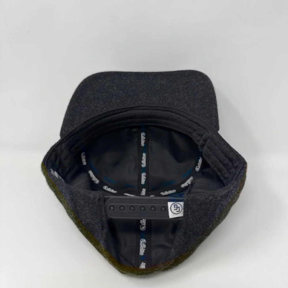 ActiveWake AWS 1982 Wool Blend Snapback Hat Charcoal Black One Size Adjustable‎
